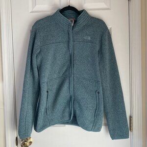 The North Face Fleece Jacket, size XL, teal